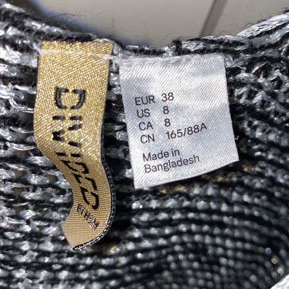 Divided by H&M Medium Silver Sleeveless Scoop Neck Ribbed Knit Dress - Picture 2 of 10